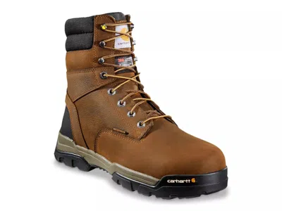 Carhartt Wide Width Ground Force 8in Work Boot In Brown