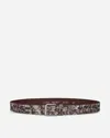 Carhartt Wild Dog Belt Wild Dog / Silver In Brown