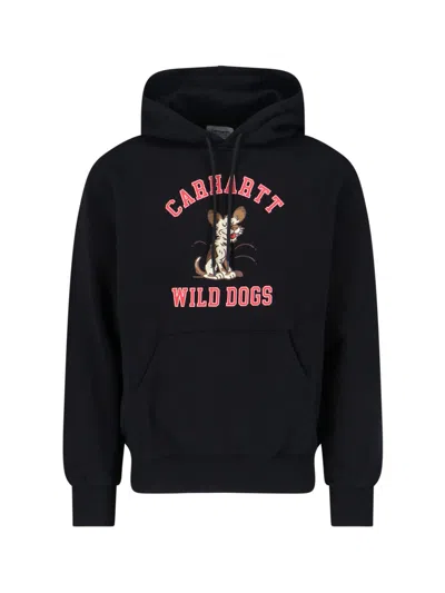 Carhartt Wild Dog Hoodie In Black