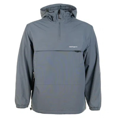 Carhartt Windbreaker Pullover (winter) Styx / White In Blue