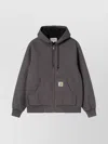 Carhartt Work In Progress Active Canvas Hooded Jacket In Gray