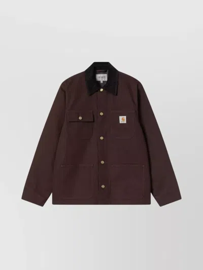 Carhartt Winter Coat Featuring Chest Pocket In Brown
