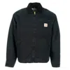 Carhartt Structured Collared Front Pocket Long Sleeve Jacket In Black