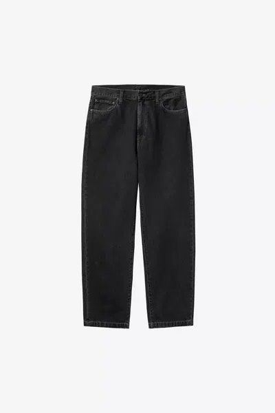 Carhartt Wip Snake Landon Cotton Denim Jeans In Black