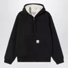 Carhartt Hooded Sweatshirt Featuring Kangaroo Pocket In Black