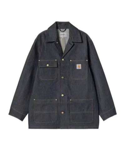 Carhartt Wip Aden Chore Coat In Blue