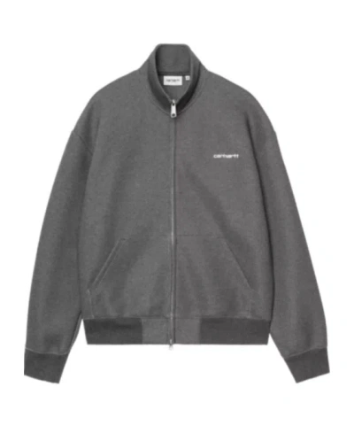 Carhartt Wip Alda Zip Sweat Jacket In Gray