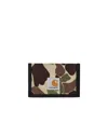 Carhartt Wip Alec Camo Green Wallet In Multi