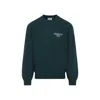 Carhartt Ip Mens Dark Fir Alumni Brand-embroidery Cotton-jersey Sweatshirt In Green