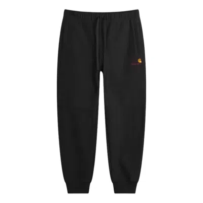 Carhartt Wip American Script Fleece Jogging Pants 'black'
