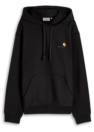 CARHARTT CARHARTT WIP AMERICAN SCRIPT HOODED COTTON SWEATSHIRT