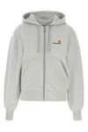 Carhartt Wip 'american Script' Hoodie In Gray