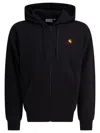 Carhartt Cotton Blend Sweatshirt With Logo In Black