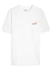 Carhartt Wip Mens White American Script Logo-embroidered Cotton-jersey T-shirt