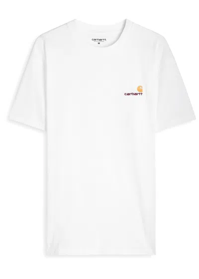 CARHARTT CARHARTT WIP AMERICAN SCRIPT LOGO-EMBROIDERED COTTON T-SHIRT