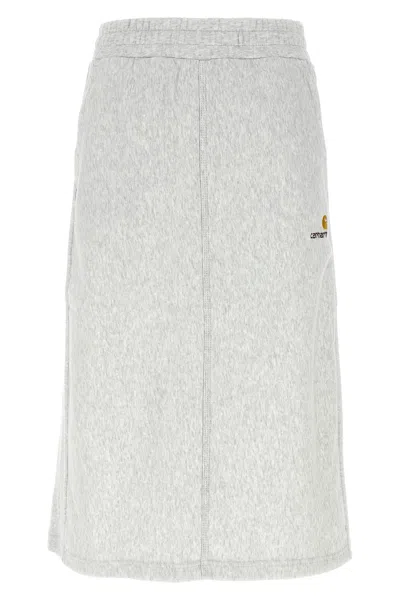 Carhartt Wip 'american Script' Skirt In Gray