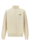 Carhartt Off-white Half Zip American Script Sweatshirt