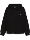 Carhartt Cotton Blend Sweatshirt With Logo In Black