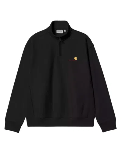 Carhartt Wip Cotton-poly Sweatshirt For Men In Black