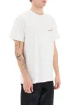 Carhartt Wip Ss Amarican Script Tshirt In White
