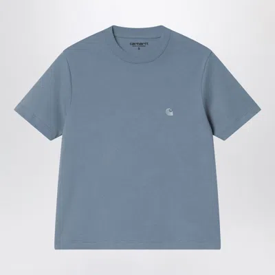 Carhartt Short-sleeved Crew-neck T-shirt In Blue