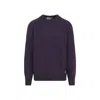 Carhartt Knitted Wool Blend Sweater With Round Neck In Multi