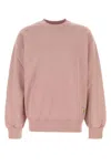 Carhartt Wip Antiqued Pink Cotton Hudson Sweat In Green