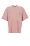 Carhartt Work In Progress Hudson Pocket T-shirt In Pink