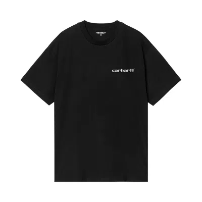 Pre-owned Carhartt Wip Archive Script T-shirt 'black' | Men's Size M