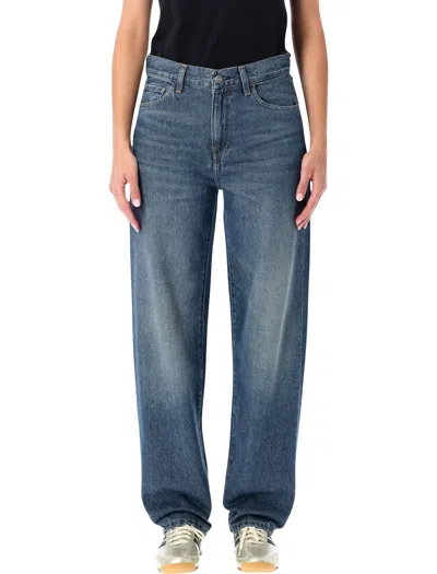 Carhartt Wip Arin Denim Pants In Blue