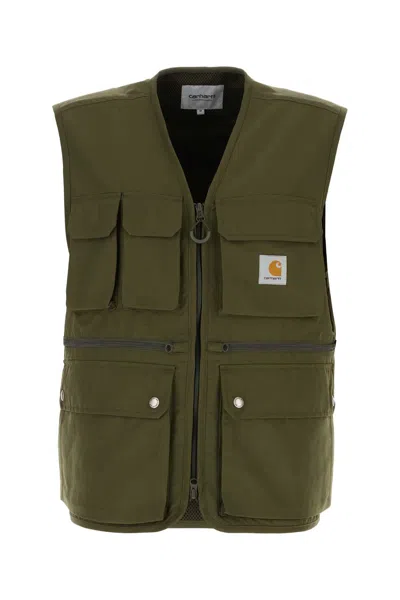 Carhartt Wip Army Green Polyester Irwin Vest
