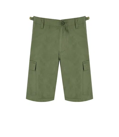 Carhartt Wip  Aviation Dollar Green Bermuda Shorts