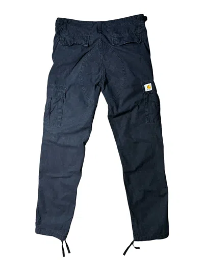 Pre-owned Carhartt Wip Aviation Pant Cargo 30x32 In Black