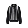 Carhartt Graphite Grey Cardigan With Pointed Collar In Multi