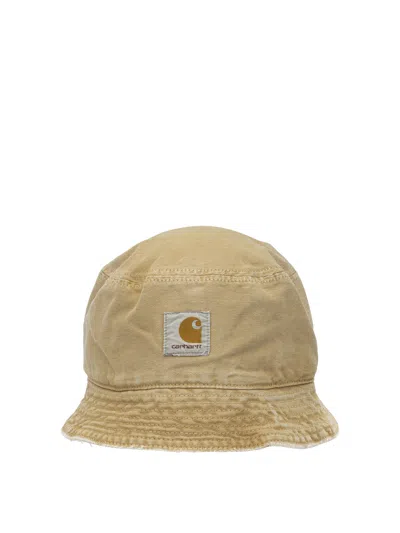 Carhartt Wip "bane" Bucket Hat In Beige