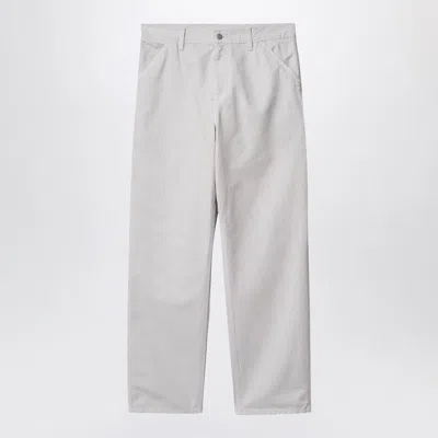Carhartt Single Knee Pant Sonyc Silver In Cotton In Grey