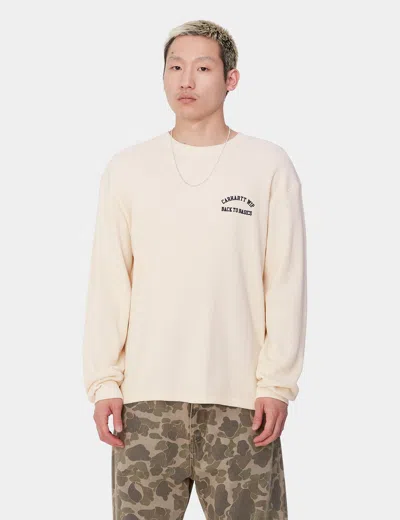 Carhartt Work In Progress Heart Train Pocket Sweatshirt In Wax