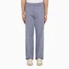 Carhartt Wip  Single Knee Bay Blue Trousers In Blue