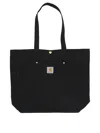 Carhartt Bay Canvas Tote Bag In Black