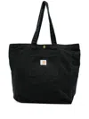 Carhartt Wip Bayfield Organic Cotton Tote In Black