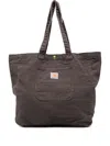 Carhartt Bayfield Tote Bag Front Pocket Design In Brown
