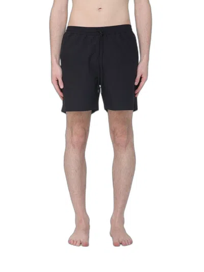 Carhartt Wip Beach Shorts With Logo In Black