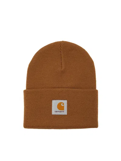 Carhartt Wip Beanie Acrylic Watch In Brown