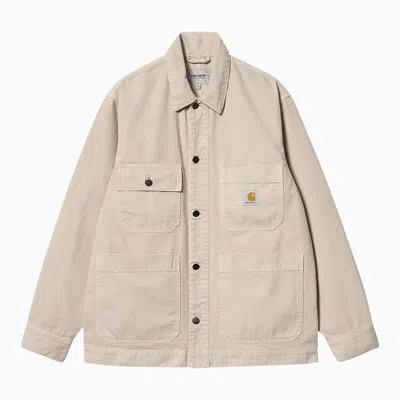 Carhartt Wip Beige Cotton Garrison Jacket In Neutral