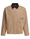 Carhartt Work In Progress Og Arcan Graphic Organic Cotton Canvas Jacket In Brown