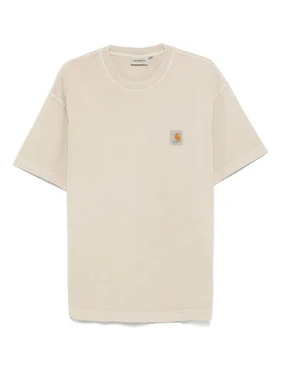 Carhartt Wip Beige Cotton Oversize S/s Nelson T-shirt