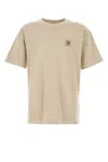 Carhartt Short Sleeve Pocket T Shirt Wall In Neutral
