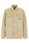 Carhartt Og Arctic Jacket In Denim Beige  Uomo In Neutral