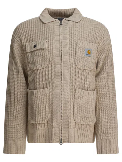 CARHARTT CARHARTT WIP BEIGE WOOL BLEND JACKET