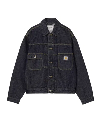 Carhartt Wip Belmar Boxy Denim Jacket In Blue